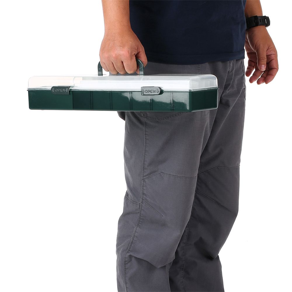 Double Layer Fishing Box Bait Storage Case Fish Lure Storage