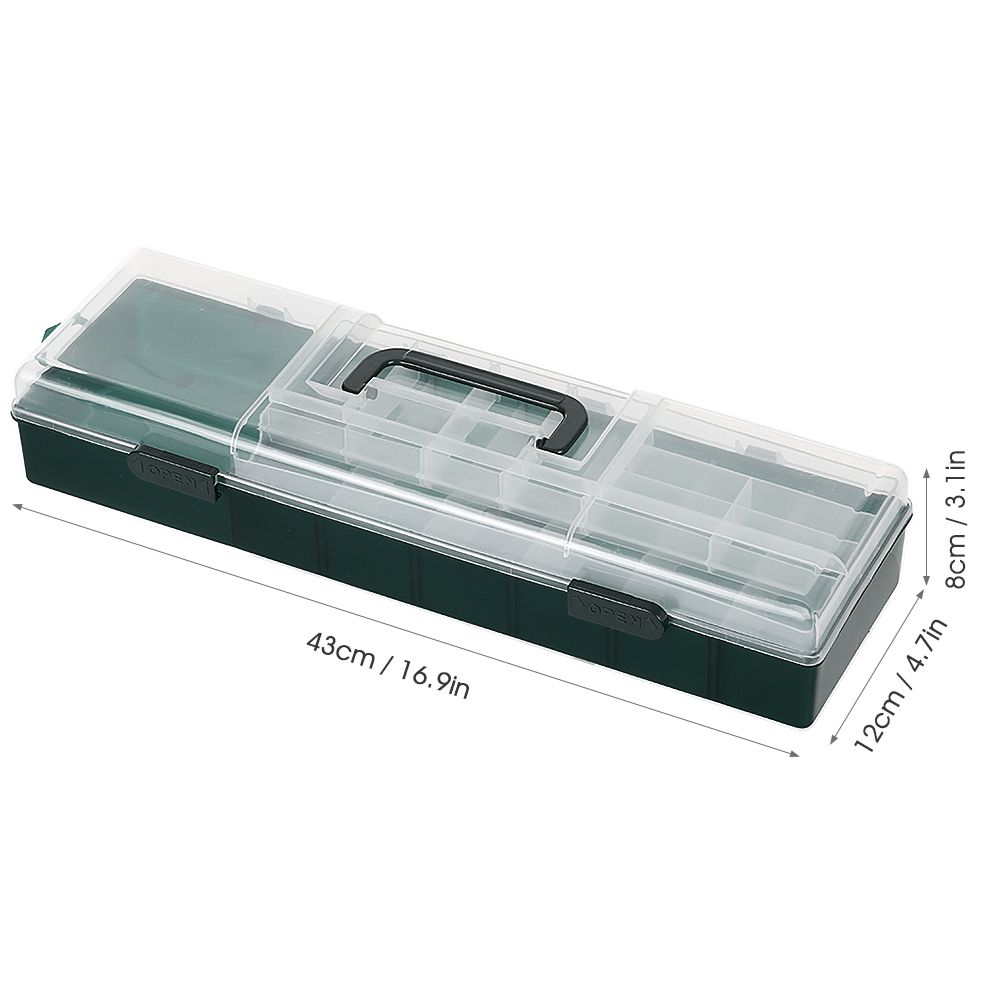 Double Layer Fishing Box Bait Storage Case Fish Lure Storage
