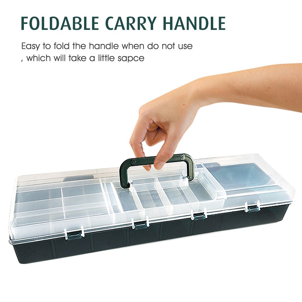 Double Layer Fishing Box Bait Storage Case Fish Lure Storage