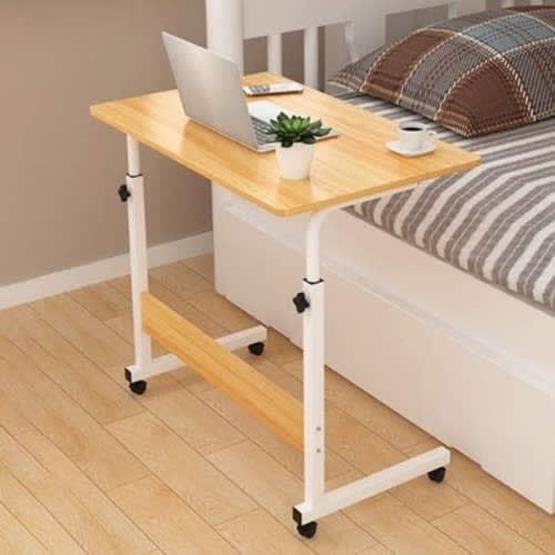 Foldable Adjustable Laptop Table With Wheels