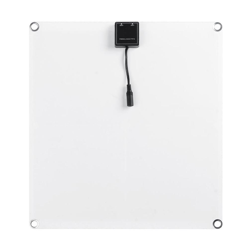 50W Solar Panel 18V Solar Cells Bank Connector Cover with