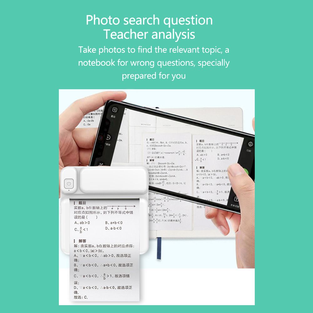 Portable Mini Printer Student Study Printer Labels