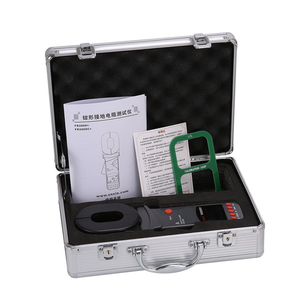 FR2000C+ 0.01-1200 Clamp Ground Resistance Tester Loop