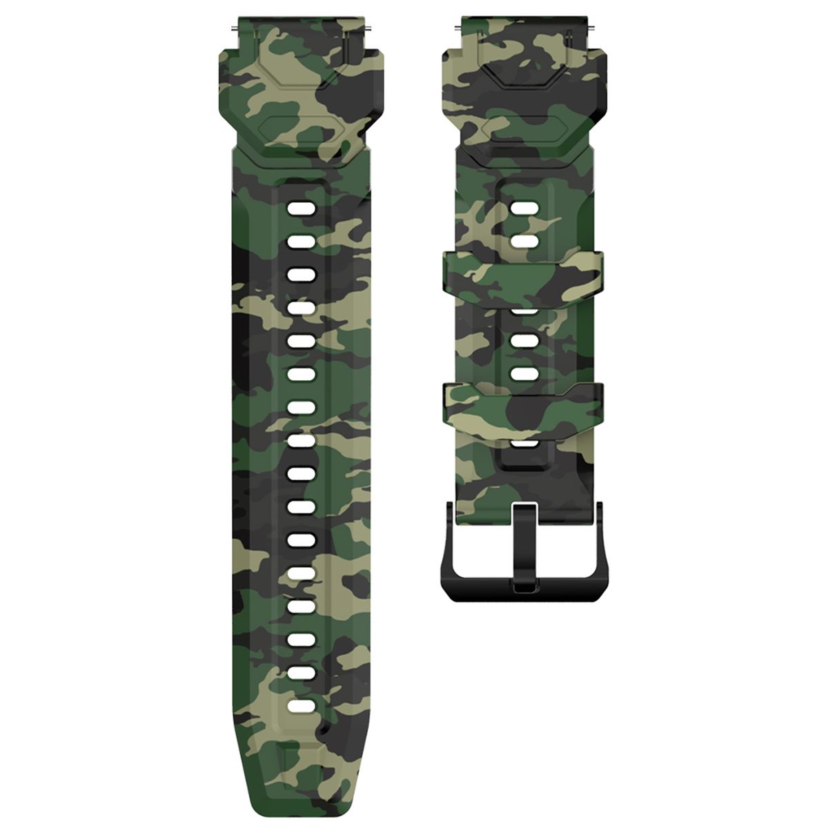 20mm Silicone Watch Strap Quick-release Watchband Compatible
