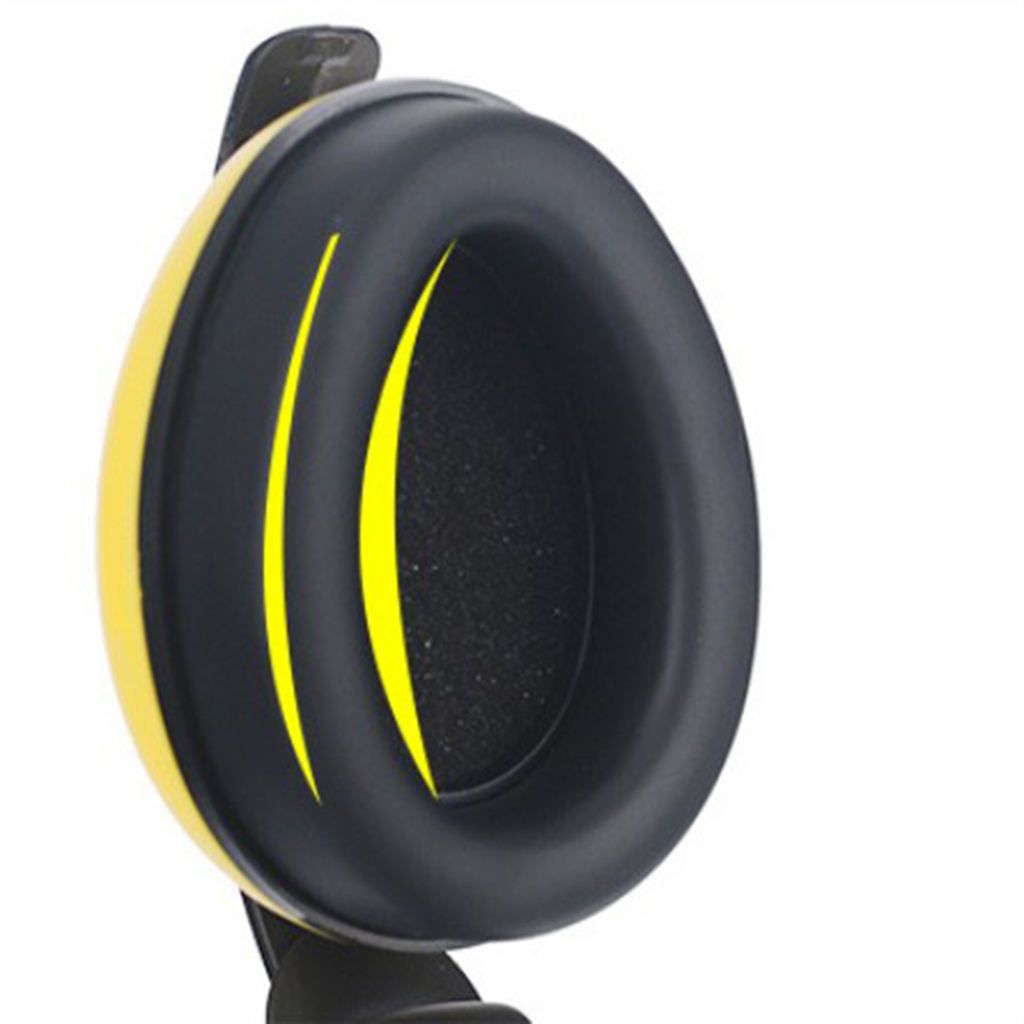 Anti Noise Earmuffs Folding Ear Defenders Sleep Protectors Muff Yellow