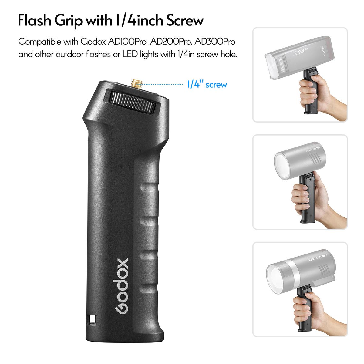 FG-100 Flash Grip Camera Speedlite Hand Grip Flash