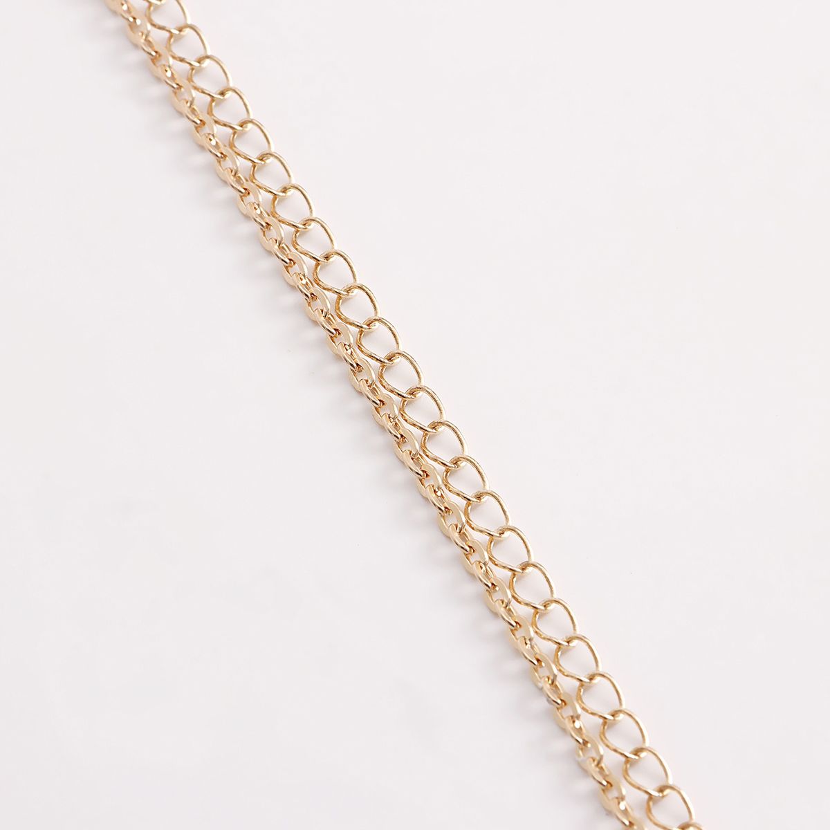 Belly Belt Chain Wear-resistant Three Circles White