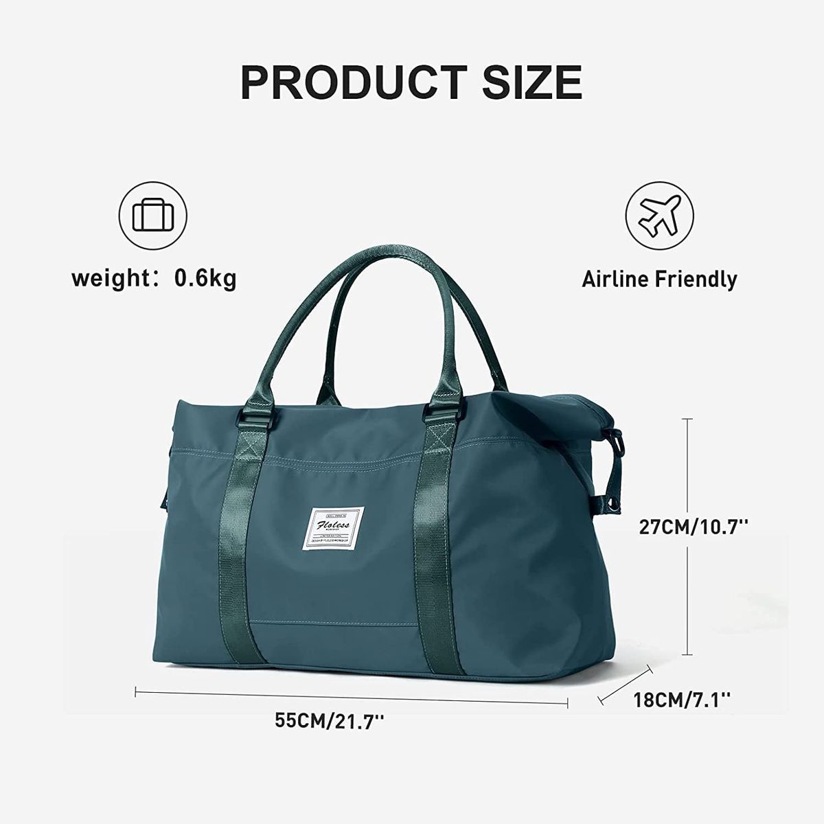 Sport Travel Duffle Bag Large Gym Tote For Women, Weekender