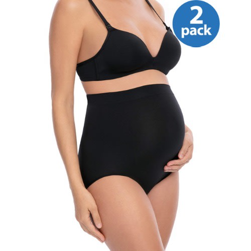 Women's Maternity Over The Belly Pregnancy Pant - 2 Pcs