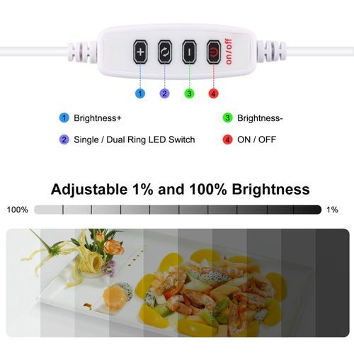 PULUZ 30cm Folding Ring Light Photo Studio Shooting Tent Box