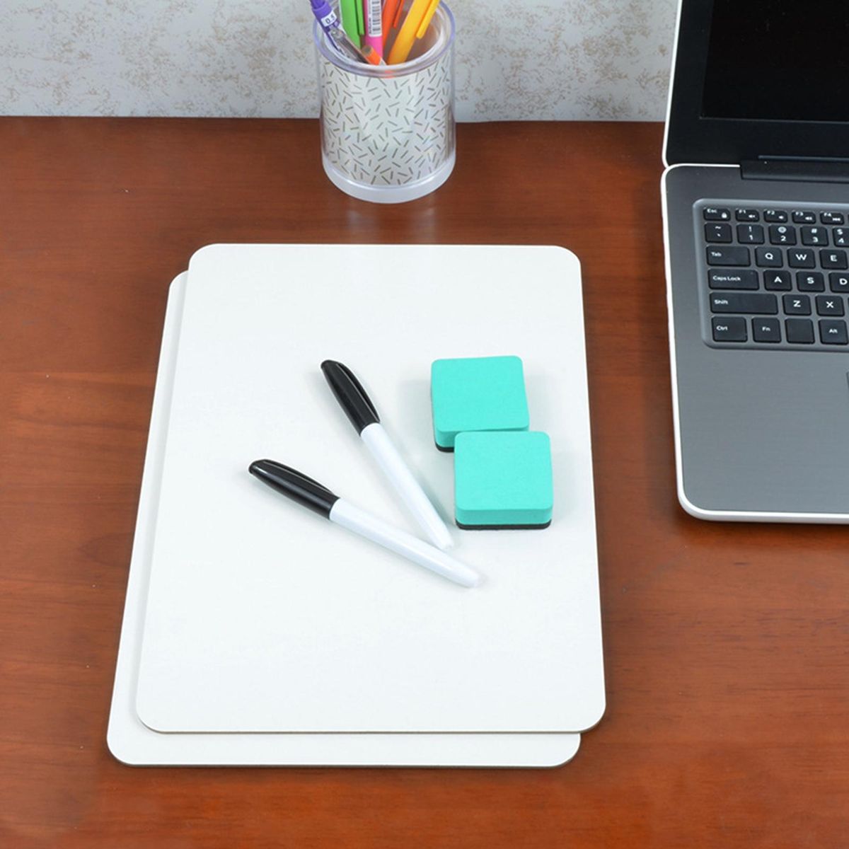 Versatile Whiteboard Versaboard Portable Reversible Mini for Messages White