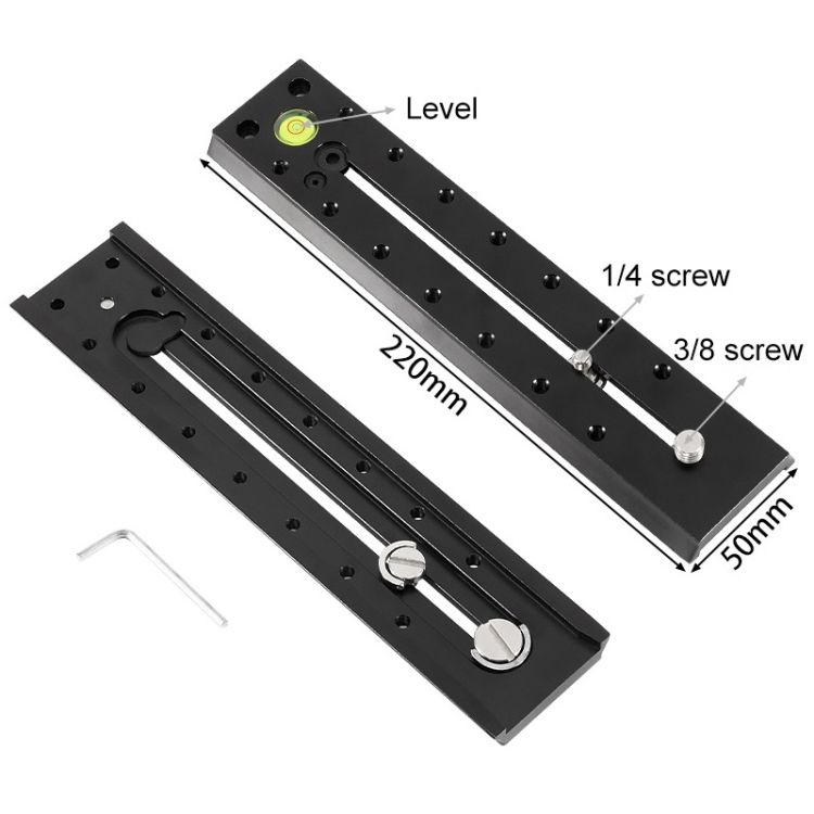 BEXIN B220-50 220mm Aluminum Alloy Quick Release Plate