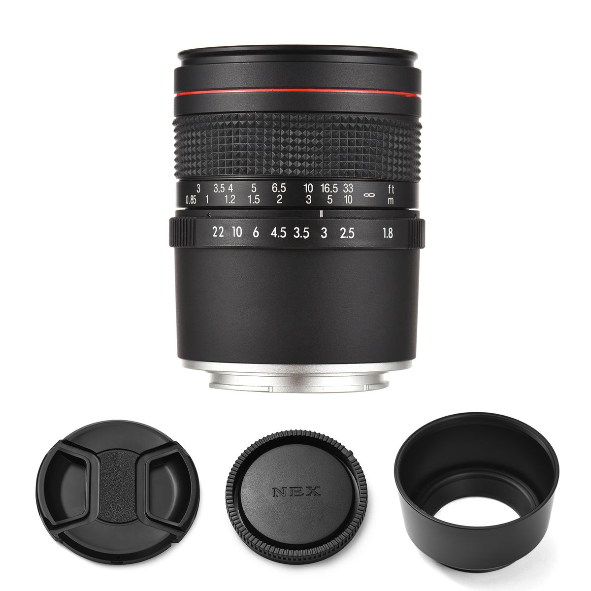 Andoer 85mm F1.8 Medium Telephoto Camera Lens Large