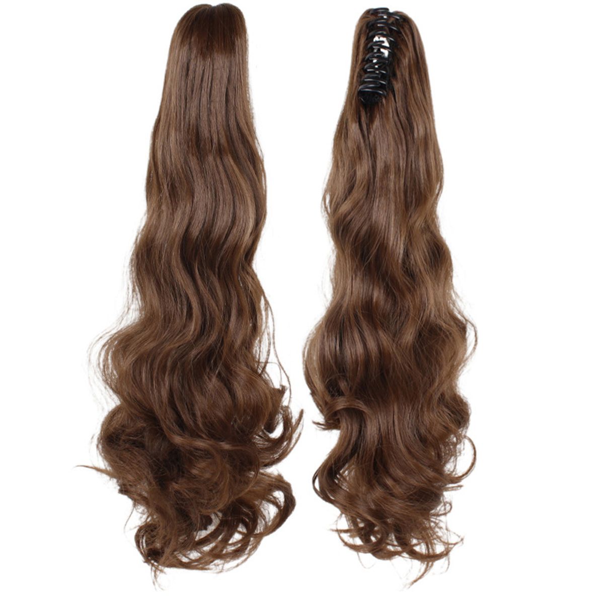 Grabbing Curly Ponytail Matte High Temperature Silk Long