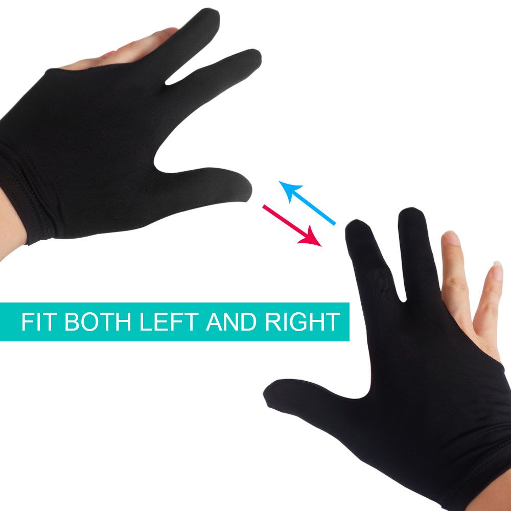 3 Pcs High Quality Billiard Gloves Three Fingers Billiard