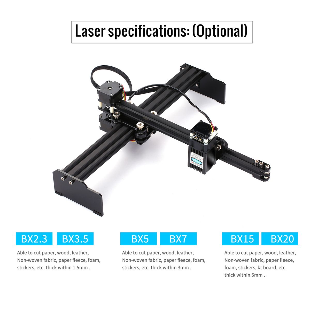 20W Laser Engraving Machine High Speed Mini Desktop Laser
