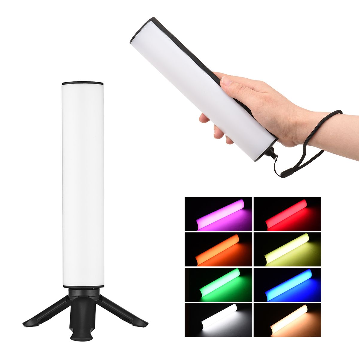 W200RGB Portable LED Video Light Rechargeable RGB