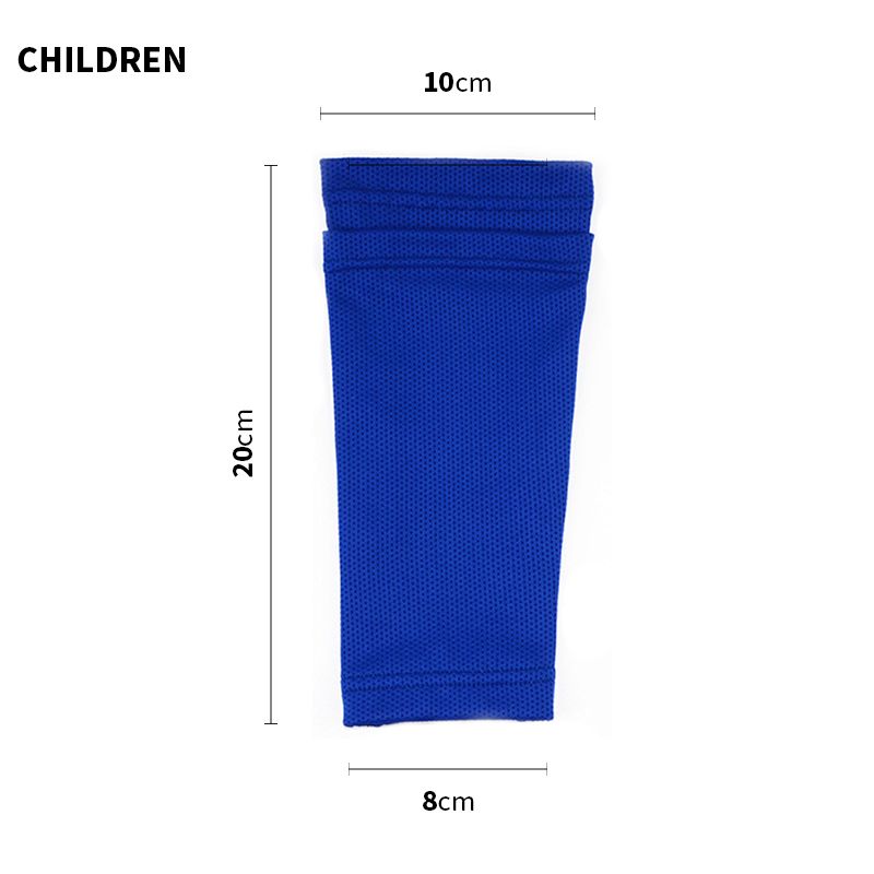 1 Pair Outdoor Sports Soccer Shin Guard Pad Sleeve Sock Leg Support Football Calf Sleeve-Black