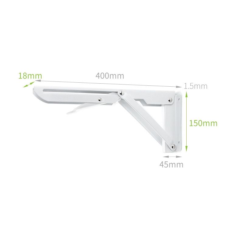 16 Inch Wall-mounted Foldable K-shaped Storage Shelf