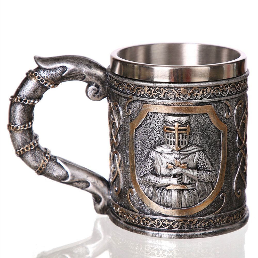 3D Viking Skull Coffee Beer Mug