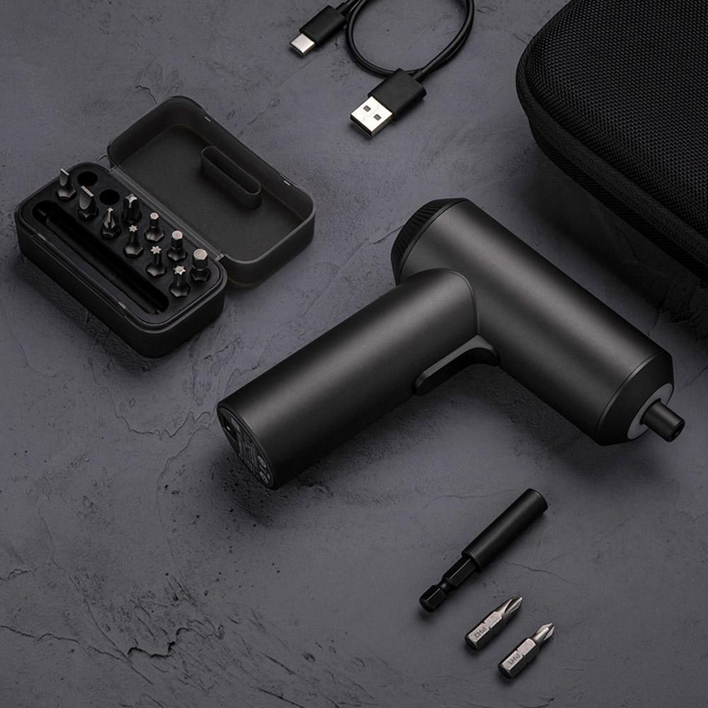 Xiaomi Mijia Electric Screwdriver 3.6V 2000mah Battery Patent Cordless Design 5N.M Torque 12PC S2 Bits PH H SL