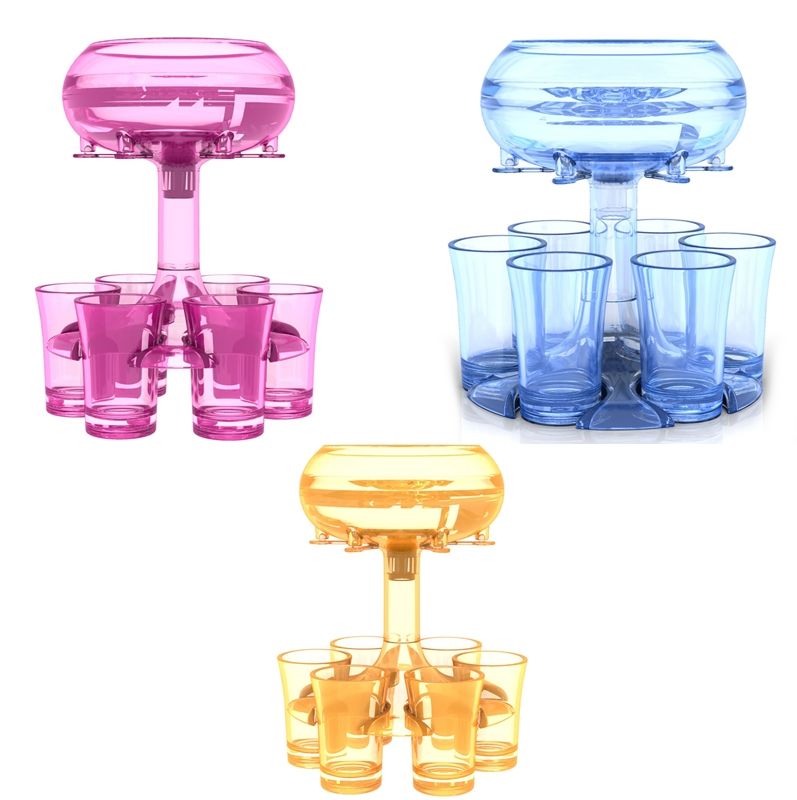 6 Shot Glass Dispenser And Holder