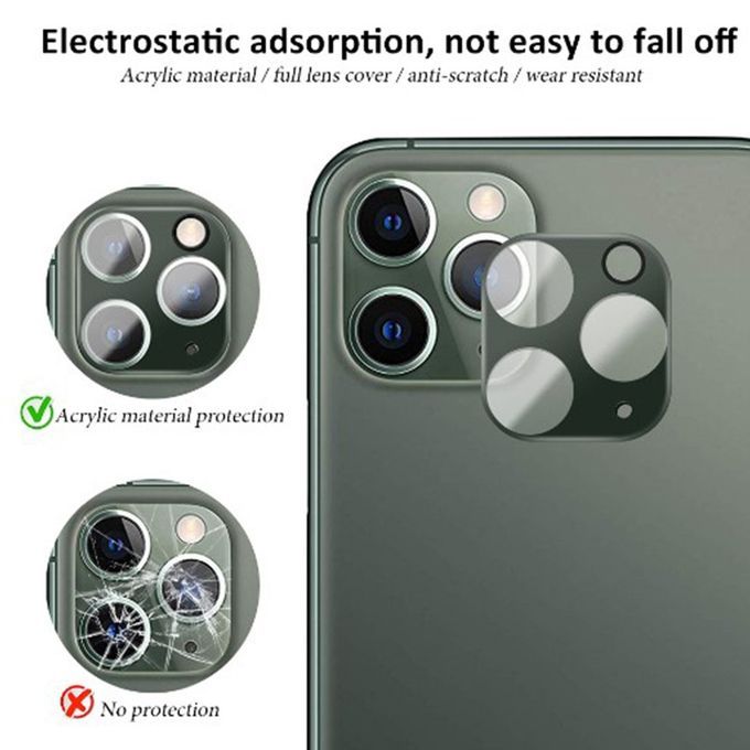 Rear  Amera Prote Tive  Over Tempered Gl  Material Suitable For   11pro/max And For   11-Local Gold-Apple 11pro/max