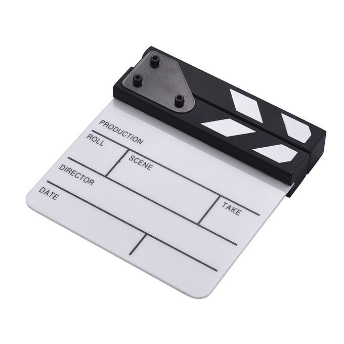 TV Film Movie Director Cut Action Scene Clapper Board Slate
