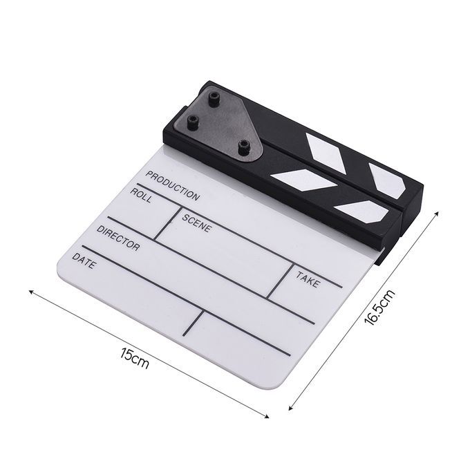TV Film Movie Director Cut Action Scene Clapper Board Slate