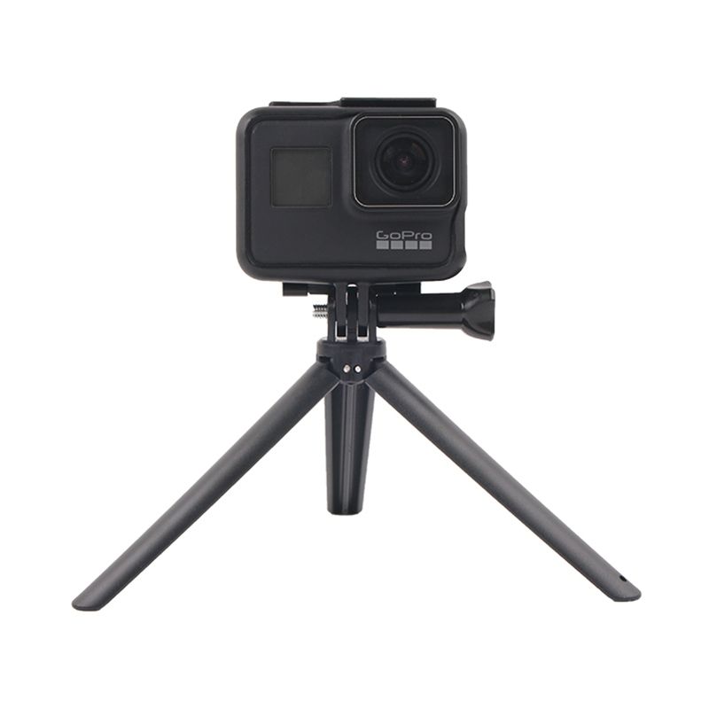 GP456 Tripod Bracket For GoPro/ Xiaoyi /SJ/ Mijia & Other Sport Cameras & 4-6.8 Inch Phones