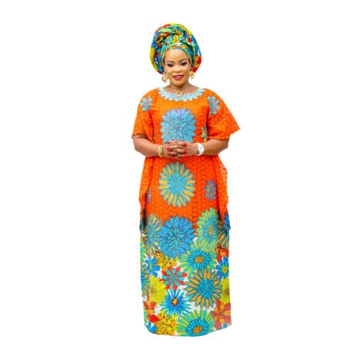 Fully Stoned Dress Folake Boubou