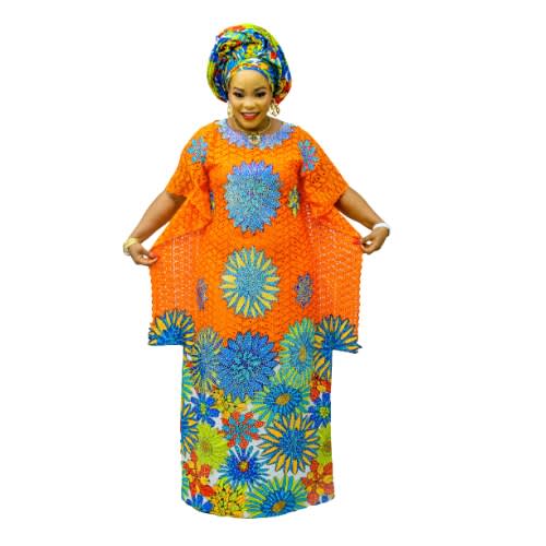Fully Stoned Dress Folake Boubou
