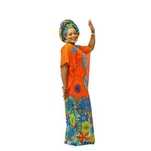 Fully Stoned Dress Folake Boubou
