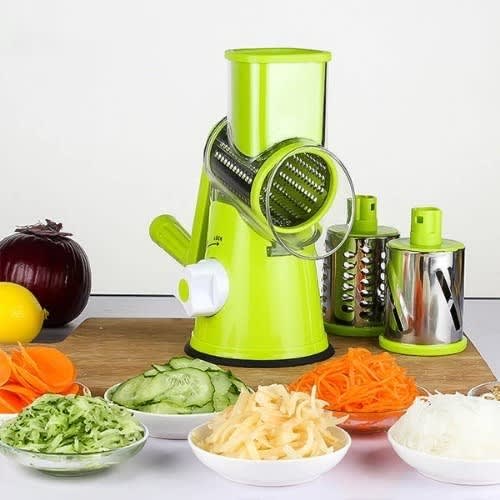 Rotary Vegetable Slicer & Grater Cutting Machine
