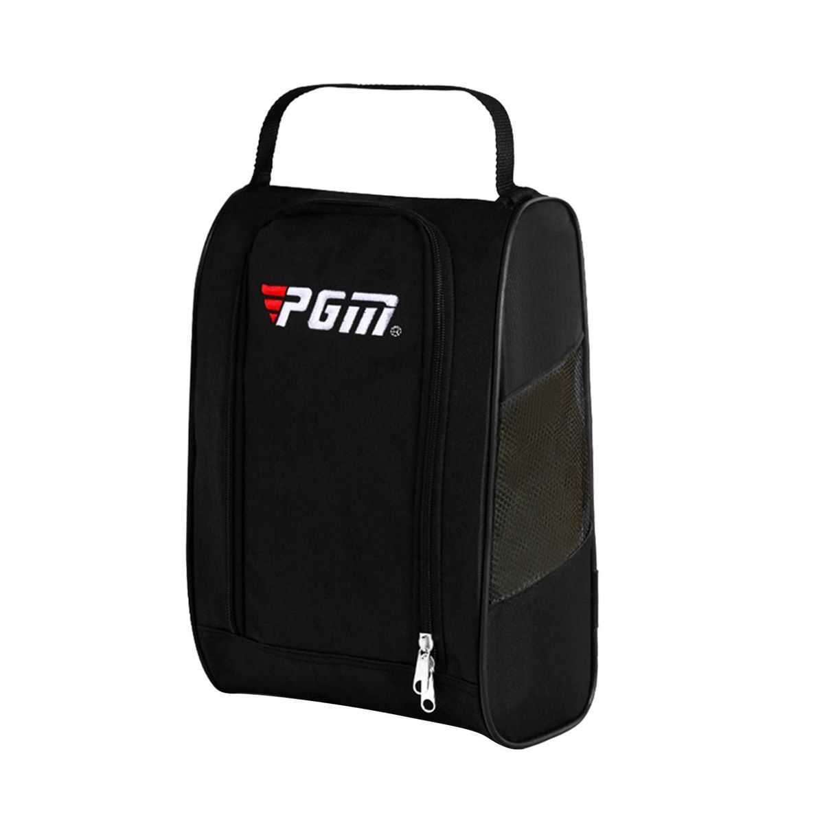 Golf Shoes Bag Pockets Football Boot Tote Sports Shoe Carrier Black