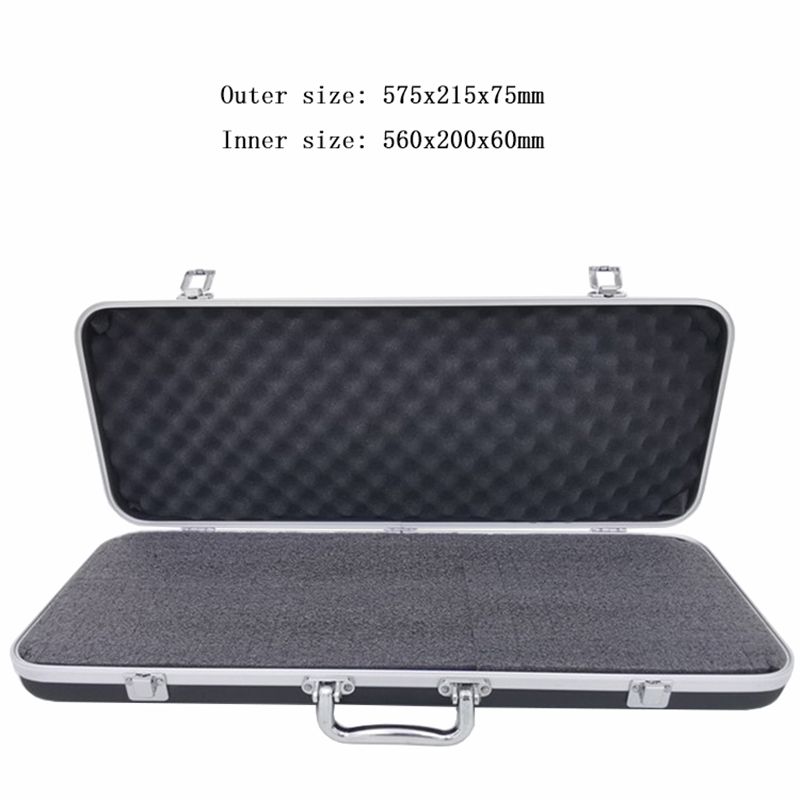 Portable Plastic Aluminum Alloy Toolbox Suitcase Impact