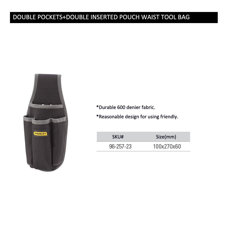Stanleysmall Portable Tool Bags Waist Gadget Pouch Hardware