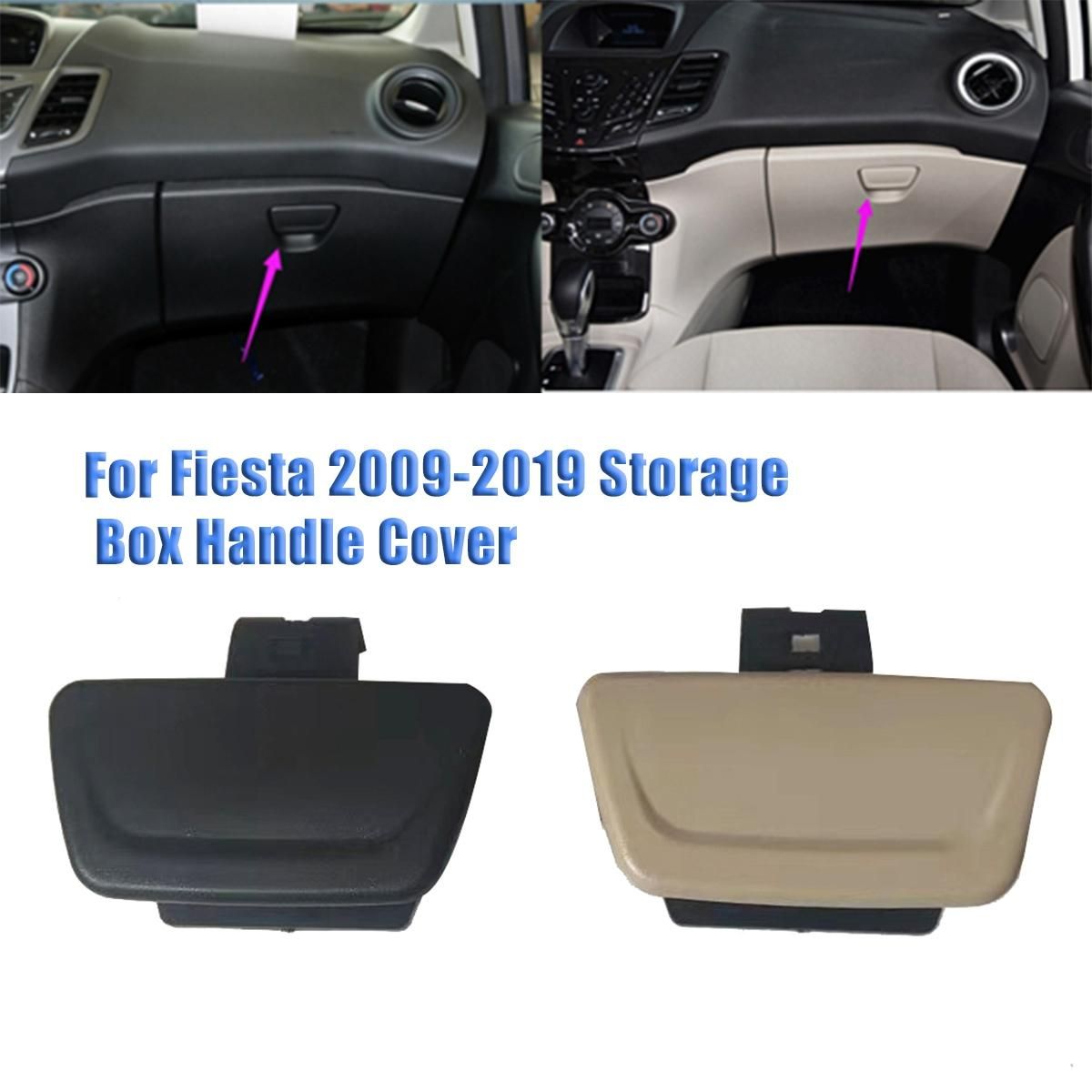 BE8Z-6306072-AB Car Glove Box Lid Latch Lock Handle for Fiesta 2009-2019 Beige Box Handle Cover BE8Z6306072AB