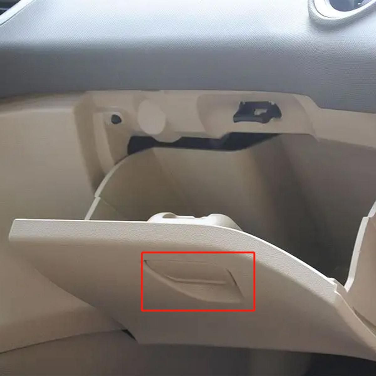 BE8Z-6306072-AB Car Glove Box Lid Latch Lock Handle for Fiesta 2009-2019 Beige Box Handle Cover BE8Z6306072AB