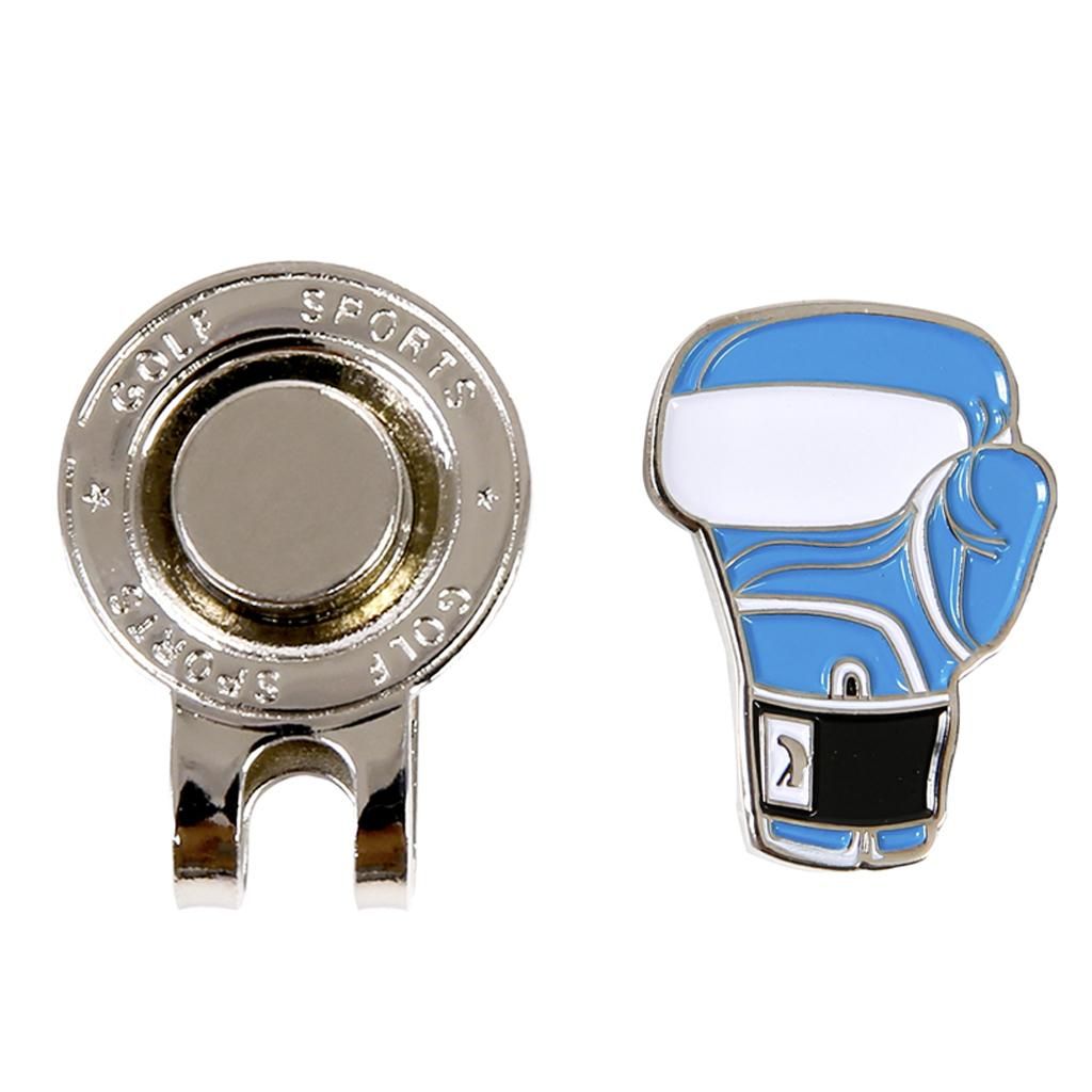 Clip With  Golf Ball Marker For Golf Blue