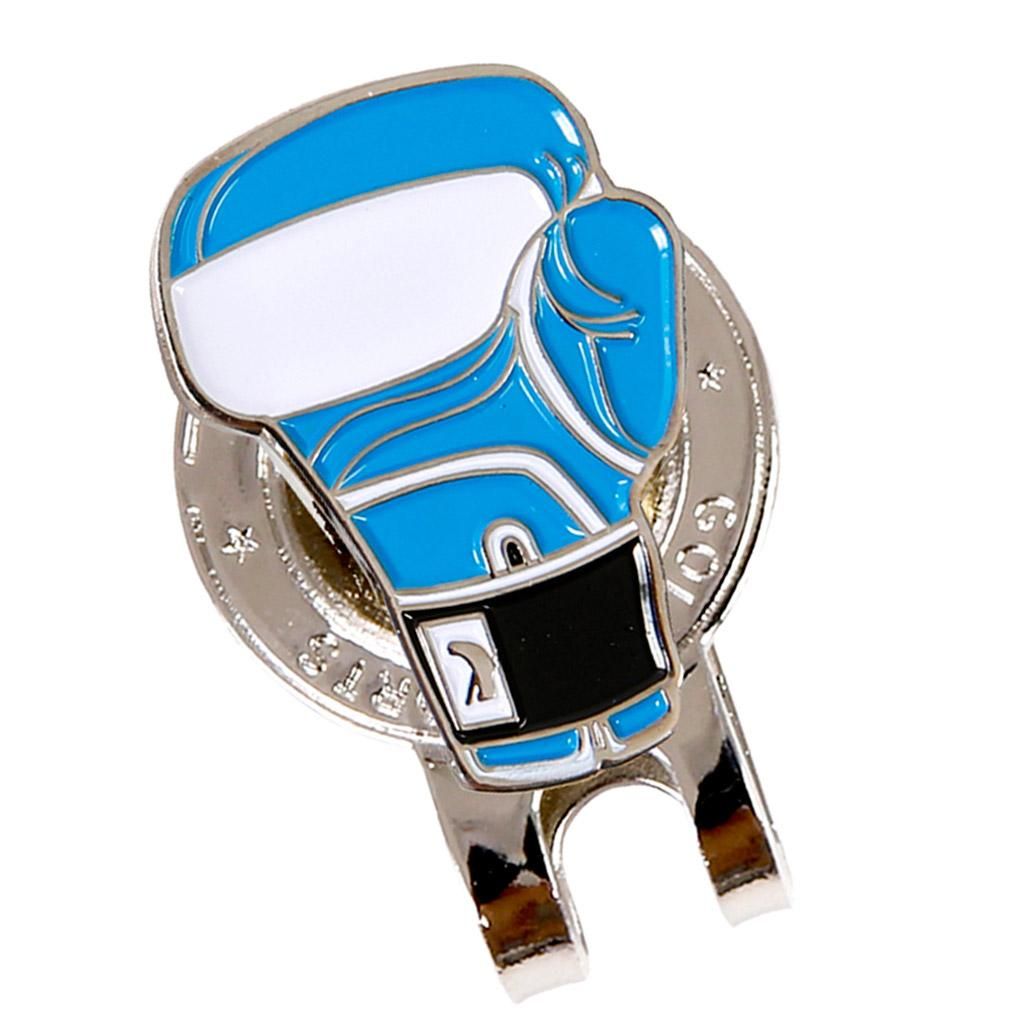 Clip With  Golf Ball Marker For Golf Blue