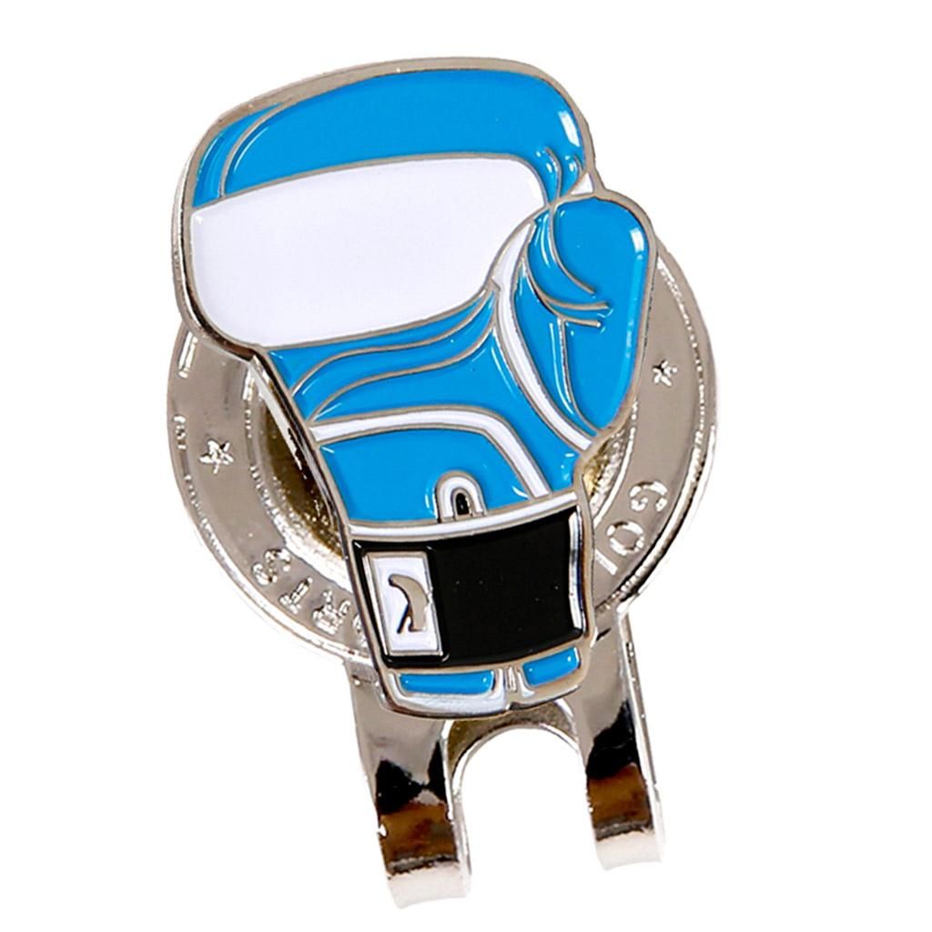 Clip With  Golf Ball Marker For Golf Blue