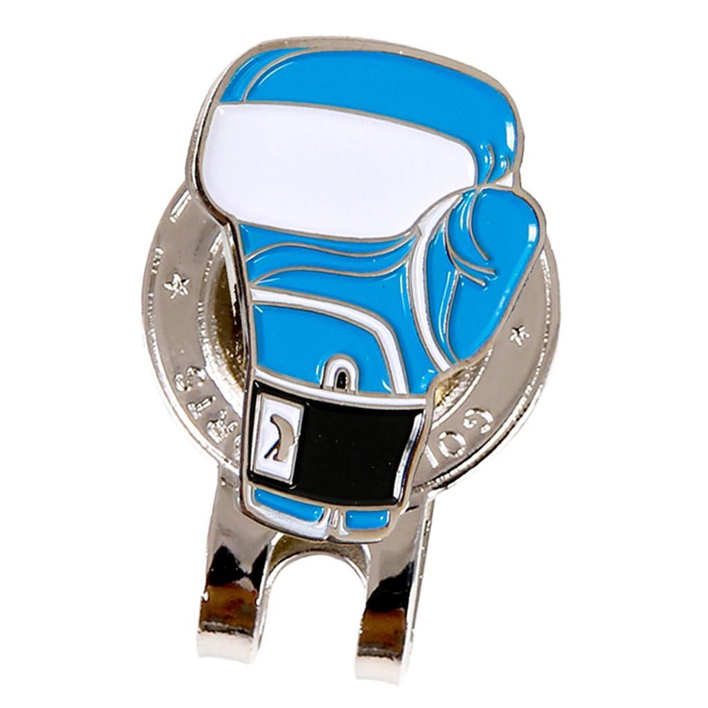 Clip With  Golf Ball Marker For Golf Blue