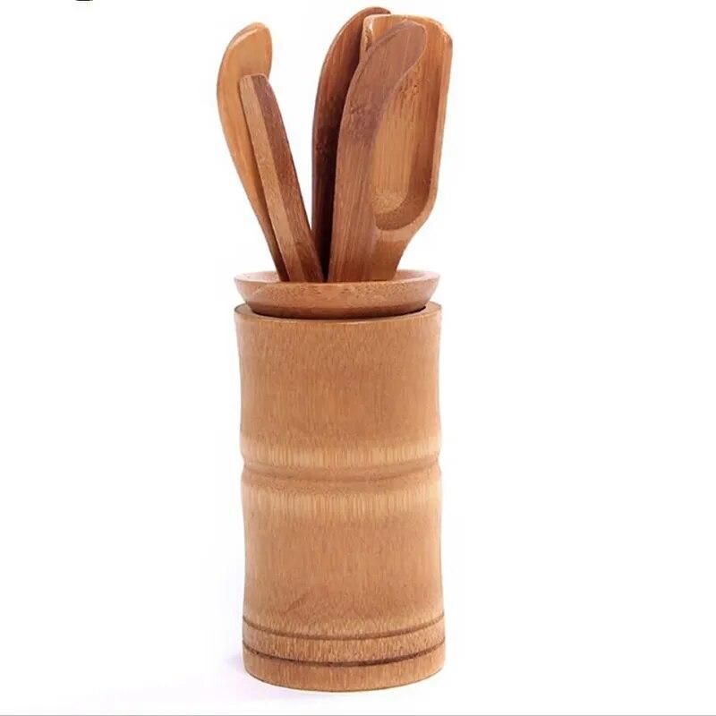 Tea Ceremony Six Gentlemen Bamboo Tea Accessories Chinese Tea Bamboo Utensils Creative Kung Fu Tea Ceremony 6pcs/set