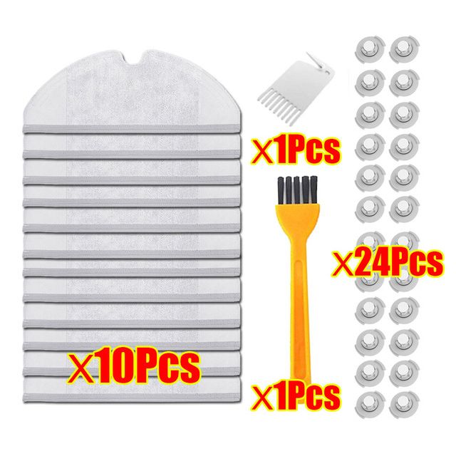 Dry Wet Mop Cloths Accessories For XiaoMi Roborock S50 S51