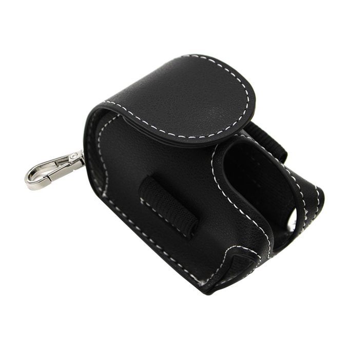 Golf Ball Bag Mini With Hook For 2 Golf Ball 3-4 Tees Carrier Black