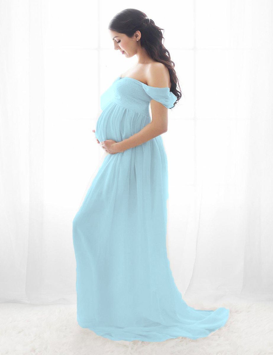 Pregnancy Gowns Dress For Po Shoot Maternity Pography Props