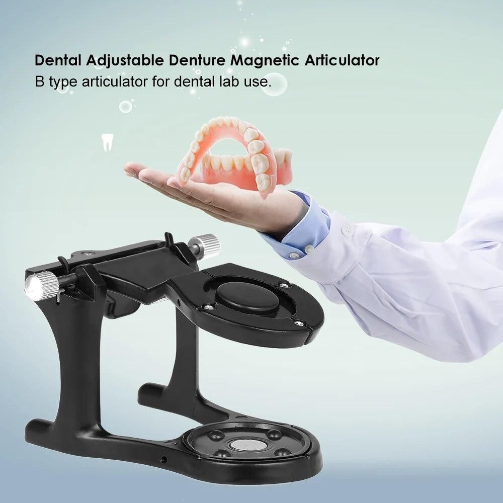 Adjustable Denture Magnetic Articulator High Quality Articulator for Mounting Pre-cast Models Laboratory Equipment