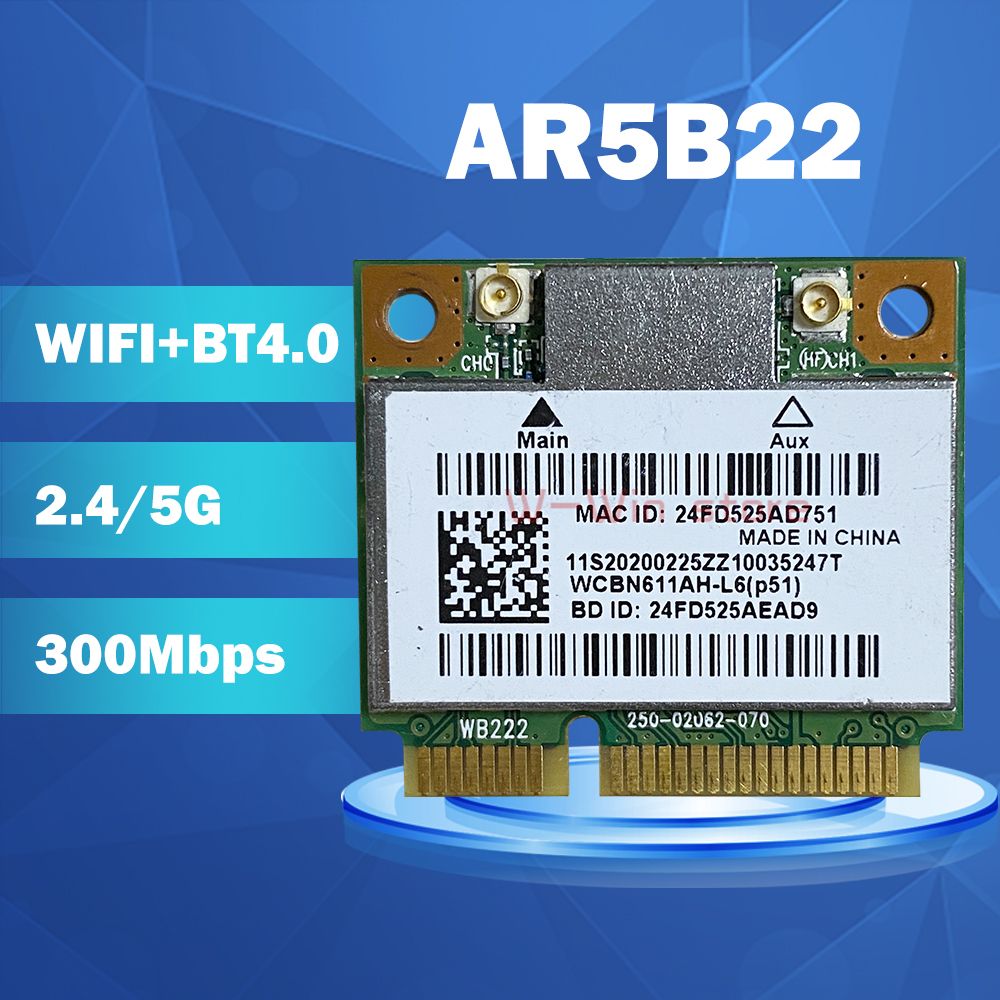 Wireless Network Card For Wifi Wireless Bluetooth Card