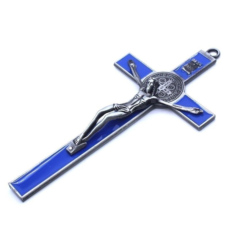 Church Relics  On The Stand Cross Wall Crucifix Antique